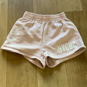 Dance shorts. Pink.